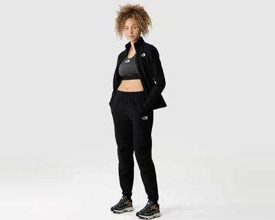 The North Face 100 Glacier Full Zip Dames Fleece TNF Black S