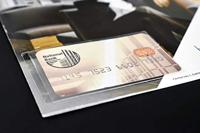 3L Business Card Pocket ft 60 x 95 mm, open aan de korte zijde (etui van 10 stuks) - thumbnail