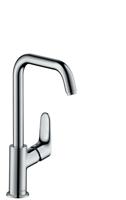Hansgrohe Focus E2 wastafelkraan met hoge draaibare uitloop inclusief ComfortZone 240 met waste chroom 31609000 - thumbnail