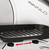 FINNLO hometrainer "crosstrainer loxon iii" mod. 24 cross-trainer loxon iii silver/anthracite - thumbnail