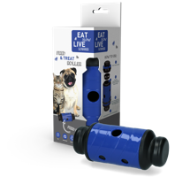 Eat Slow Live Longer Accessoires voor het voeden, langzaam eten en langere voedingstijd en behandeling van S, blauw - thumbnail