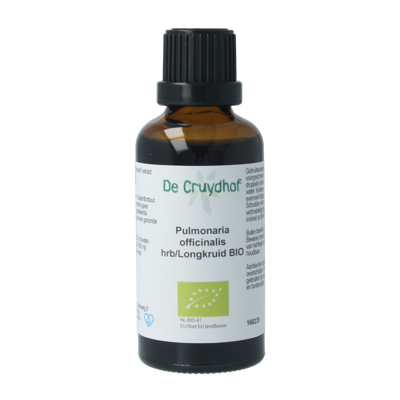 Cruydhof Pulmonaria off herb / longkruid tinctuur bio 50 Milliliter Cruydhof Pulmonaria off herb / longkruid tinctuur bio 50 Milliliter