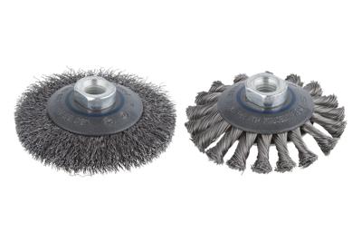 Wolfcraft Kegel-draadborstel | Gevlochten | M14 | Ø100 x 15mm | 1 stuk - 2153000 - thumbnail