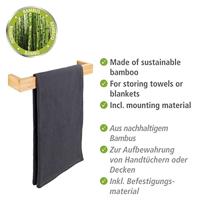 Wenko Handdoekhouder - bamboe - 40 cm - thumbnail