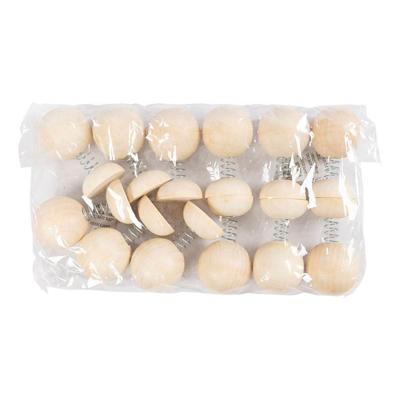 Creativ Company Houten stuiterfiguur, h: 75 mm, d 50 mm, 12 stuk/ 1 doos Creativ Company Houten stuiterfiguur, h: 75 mm, d 50 mm, 12 stuk/ 1 doos