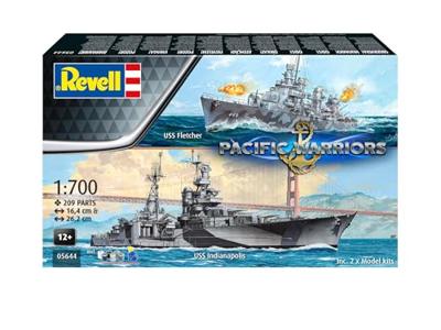Revell 1/700 Pacific Warriors (USS Fletcher & USS Indianapolis) Model Set Revell 1/700 Pacific Warriors (USS Fletcher & USS Indianapolis) Model Set