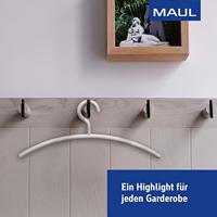Maul Kledinghanger 9451502 (b x h) 46 cm x 19 cm Agaatgrijs Wit 5 stuk(s) - thumbnail