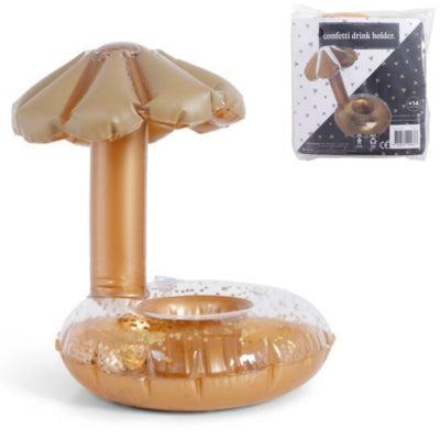 Senza confetti drankjeshouder goudkleurig 24 cm | 50 stuks
