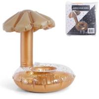 Senza confetti drankjeshouder goudkleurig 24 cm | 50 stuks - thumbnail