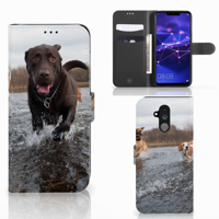 Huawei Mate 20 Lite Telefoonhoesje met Pasjes Honden Labrador - thumbnail