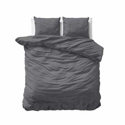RoyalTextile - Uni Satijn Dekbedovertrek Katoen-Satijn - Antraciet - 140 x 220 RoyalTextile - Uni Satijn Dekbedovertrek Katoen-Satijn - Antraciet - 140 x 220