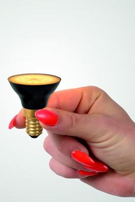 Lucide G45 - Led lamp - Ø 4,3 cm - LED 3 StepDim - E14 - 1x5W 2700K - Zwart