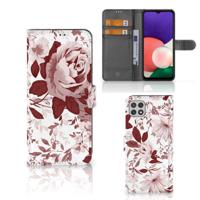 Hoesje Samsung Galaxy A22 5G Watercolor Flowers - thumbnail