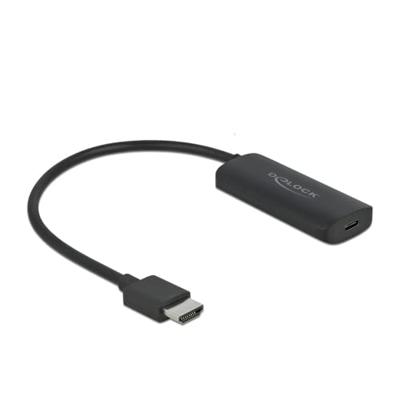 Delock 63251 HDMI / USB-C Adapter [1x HDMI-stekker - 1x USB-C bus] Zwart