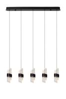 Lucide KLIGANDE - Hanglamp - LED Dimb. - 5x7,8W 2700K - Zwart - thumbnail