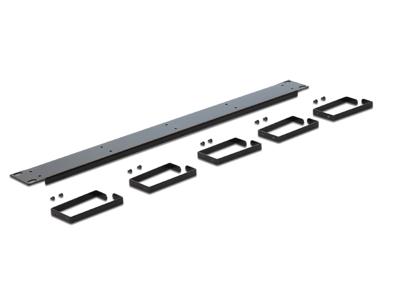 Delock 42496 19 kabelbeheerpaneel zwart