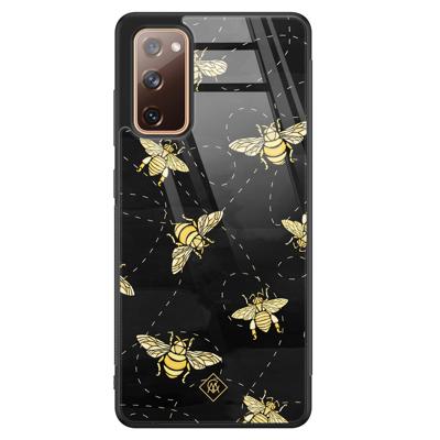 Samsung Galaxy S20 FE glazen hardcase - Bee yourself