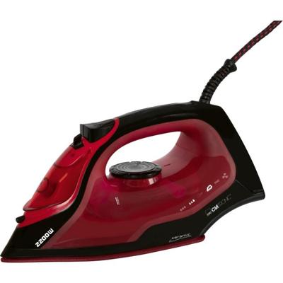 Clatronic DB 3752 Stoomstrijkijzer Zwart, Rood 2200 W