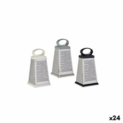 Rasper Kinvara Wit Zwart Grijs Zilver Rubber Roestvrij staal Plastic 11,5 x 22,5 x 10 cm (24 Stuks)