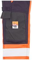 Blåkläder Multinorm inherent werkbroek 15881513 | High Vis Oranje/Marineblauw | Maat 64 - 7330509720868 - thumbnail