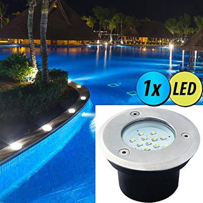 LED Grondspot Vierkant 0,7 Watt - IP66 - 6000K - thumbnail