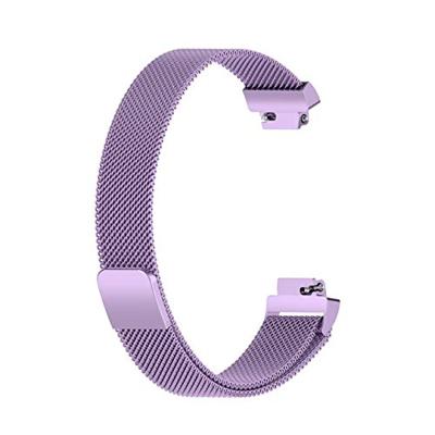 Fitbit Inspire 2 & Ace 3 Milanese bandje - Maat: Small - Lila Fitbit Inspire 2 & Ace 3 Milanese bandje - Maat: Small - Lila