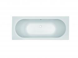 Wiesbaden Portus RD inbouw duo ligbad 170x70x43 cm glans wit