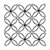 The Crafter's Workshop • template 30x30cm dotted rings - thumbnail