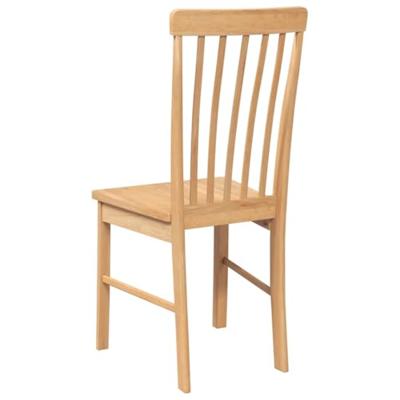 Eetkamerstoelen met kussens 2 st massief hout rubber