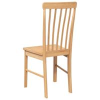 Eetkamerstoelen met kussens 2 st massief hout rubber - thumbnail
