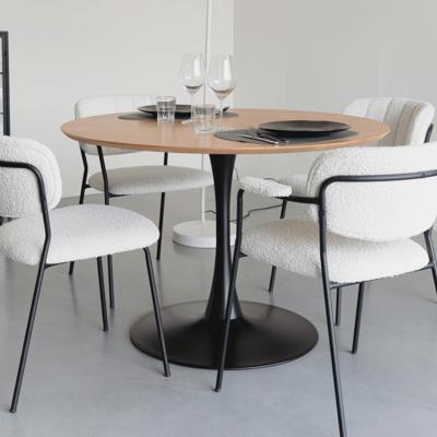 ZILT Ronde Eettafel 'Shandi' 110cm, kleur Naturel ZILT Ronde Eettafel 'Shandi' 110cm, kleur Naturel