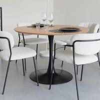 ZILT Ronde Eettafel 'Shandi' 110cm, kleur Naturel - thumbnail