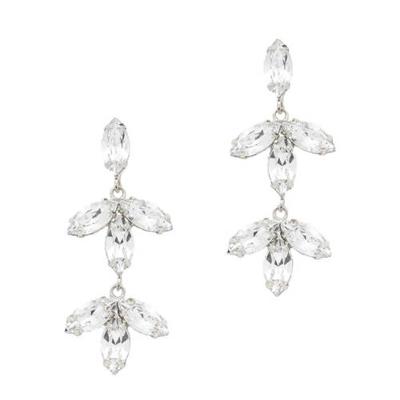 Abrazi Notch Swarovski Oorbellen