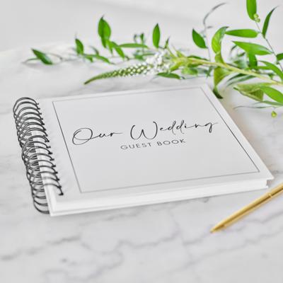 Ginger Ray BW-402 Wedding Guest Book