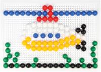 Lena insteekmozaïek junior 19,5 x 28 cm wit 120 stuks - thumbnail