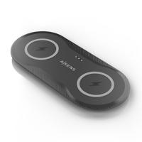 Draadloze oplader Aisens ASCH-15W2WC060-BK Zwart - thumbnail