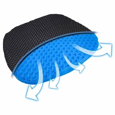 Gel Zitkussen | Afmeting 47 x 42 x 4 cm | Rolstoelkussen | Flexibel gel materiaal | Gelsteunkussen | Autostoelkussen