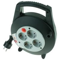 Kabelhaspel brennenstuhl 4vdig 5m zwart/grijs | 5 stuks - thumbnail