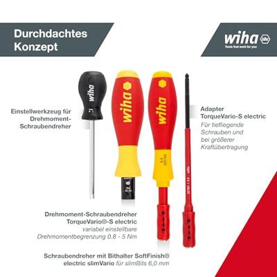 Wiha 40674 | Momentschroevendraaierset | TorqueVario®-S electric | 14-delig - 40674 - thumbnail