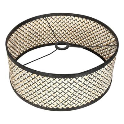 Steinhauer Lampenkap Bamboe Ø 50 cm E27 zwart beige Steinhauer Lampenkap Bamboe Ø 50 cm E27 zwart beige