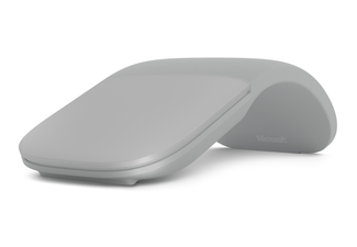 Microsoft Surface Arc Mouse Muis Bluetooth Optisch Platina-grijs 2 Toetsen 1000 dpi Microsoft Surface Arc Mouse Muis Bluetooth Optisch Platina-grijs 2 Toetsen 1000 dpi