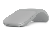 Microsoft Surface Arc Mouse Muis Bluetooth Optisch Platina-grijs 2 Toetsen 1000 dpi - thumbnail