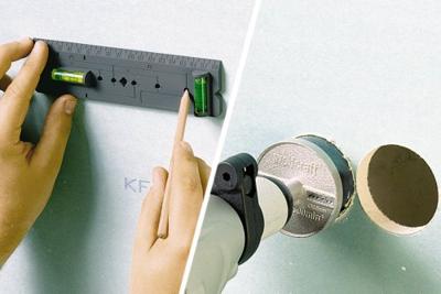 Wolfcraft BiM set | Voor stopcontact tegels | Ø68mm | 1 set - 5981000 Wolfcraft BiM set | Voor stopcontact tegels | Ø68mm | 1 set - 5981000