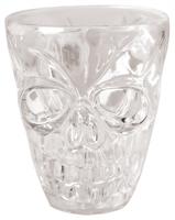 4 Shotglas glaasjes Skull Halloween - thumbnail