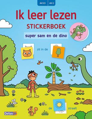Deltas Ik leer lezen stickerboek - super sam en de dino (avi e3)