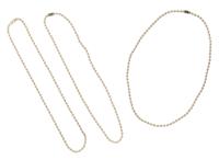 Darice • signed sealed remembered ball chain 457x3mm x3 ant. brass - thumbnail