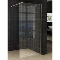 Inloopdouche Wiesbaden Slim 80x200cm 8mm Helder Antikalk Coating (Exclusief profiel) - thumbnail