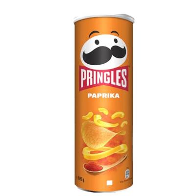 Chips pringles paprika 165gr | 19 stuks
