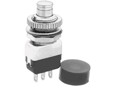 APEM 104350003 104350003 Druktoets 220 V/AC 2 A 1x aan/(uit) Moment 1 stuk(s)