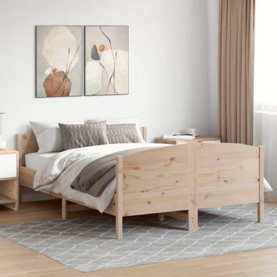 Bedframe zonder matras massief grenenhout 160x200 cm